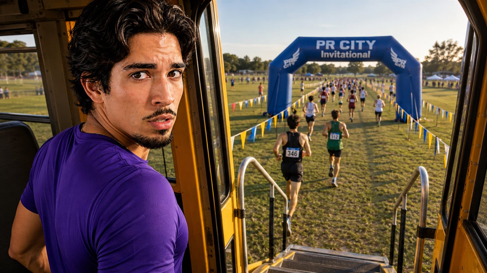 John at the PR City Invitational cross country meet